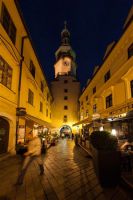 Bratislava 31 St.Michaels Gate night